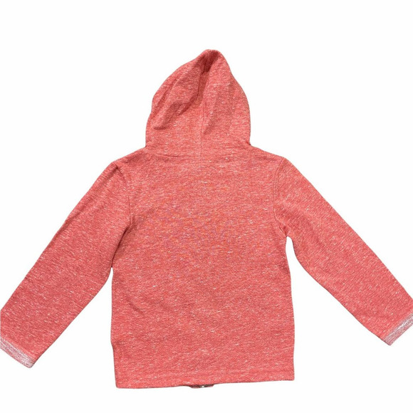 Rabbit Skins Toddler Red Melange Zip Up Hoodie 5/6 - Picture 2 of 3